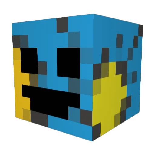 MagoZiot Minecraft avatar head, 3D render