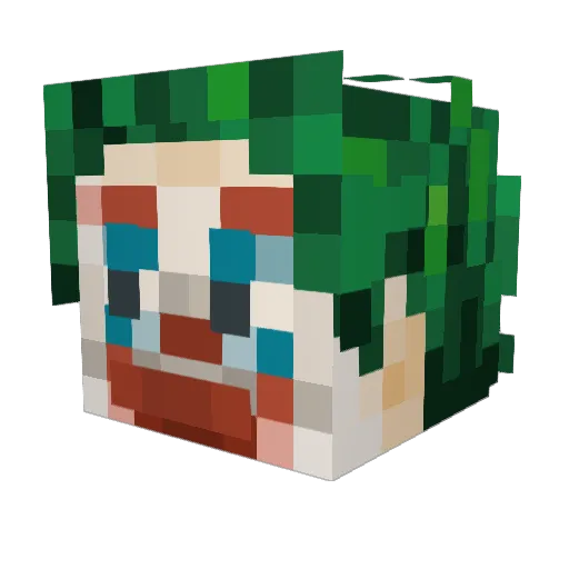 Mago_Roo Minecraft avatar head, 3D render