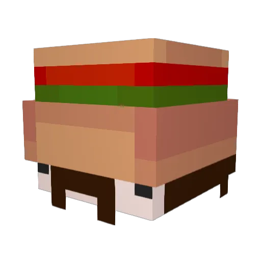 Magodecraft117 Minecraft avatar head, 3D render