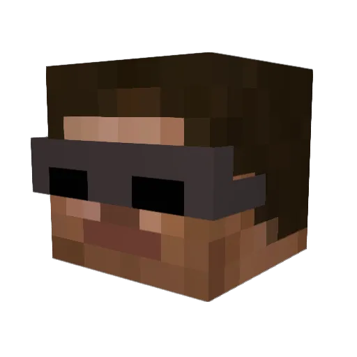 Magog993 Minecraft avatar head, 3D render