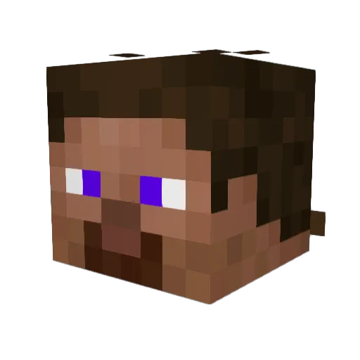Magor13 Minecraft avatar head, 3D render