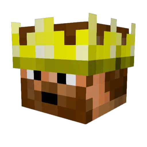 Magostop Minecraft avatar head, 3D render
