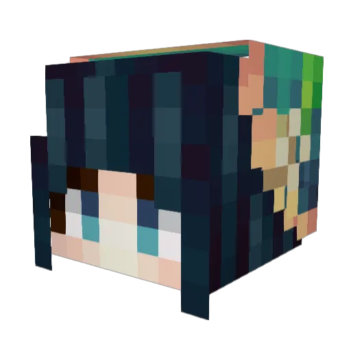 Magpie0817 Minecraft avatar head, 3D render