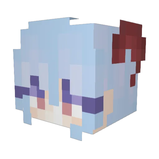 MagpieBlue425 Minecraft avatar head, 3D render