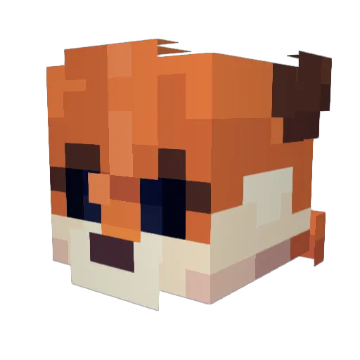 Magpie_0112 Minecraft avatar head, 3D render