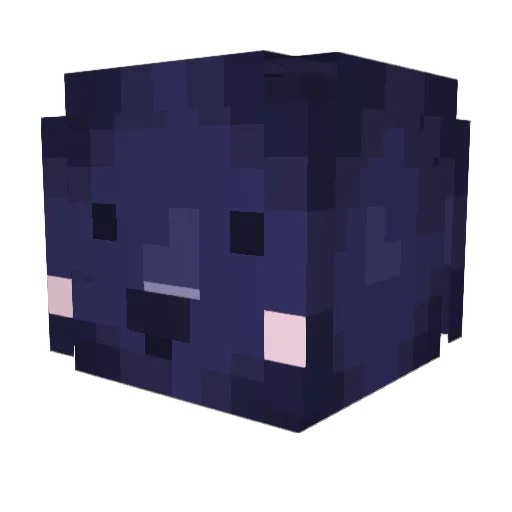 Magpie_Jo Minecraft avatar head, 3D render