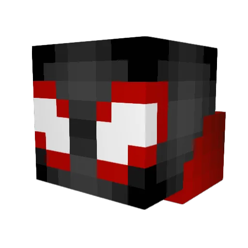 Magros_1 Minecraft avatar head, 3D render