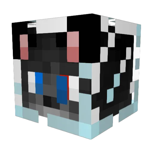Mags2x Minecraft avatar head, 3D render