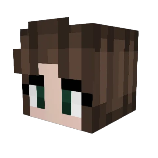 Magspie98 Minecraft avatar head, 3D render