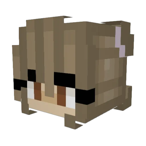 Magsstyles Minecraft avatar head, 3D render