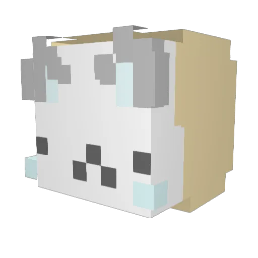 MaguM29 Minecraft avatar head, 3D render