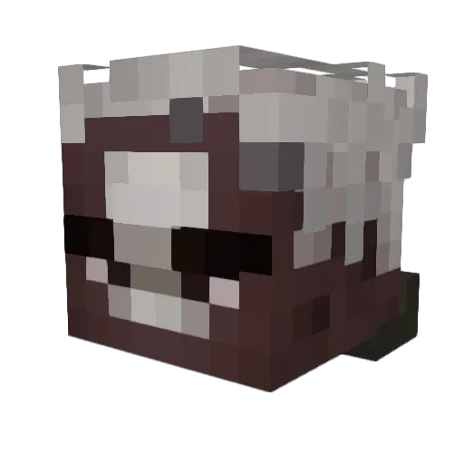 MagusUwU Minecraft avatar head, 3D render