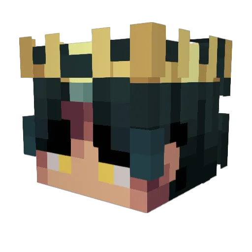 Magus_Ace Minecraft avatar head, 3D render