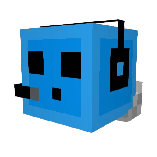 MagzBreh Minecraft avatar head, 3D render