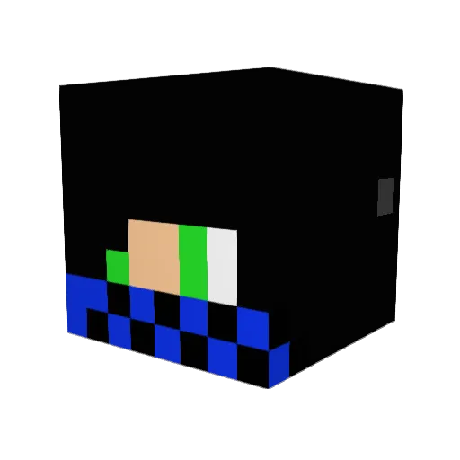 Magzhan2005 Minecraft avatar head, 3D render