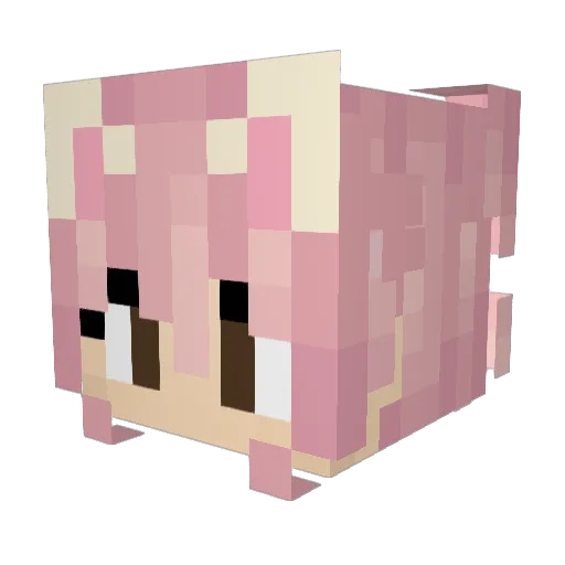 Mah3151 Minecraft avatar head, 3D render