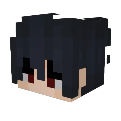 MahNamesCoke Minecraft avatar head, 3D render