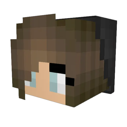 Mah_Batista Minecraft avatar head, 3D render