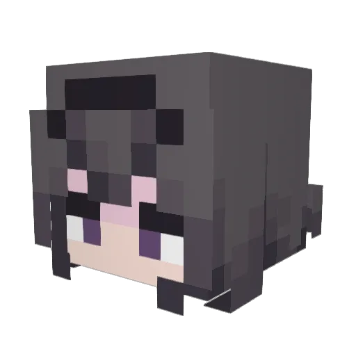 Mahalotv Minecraft avatar head, 3D render