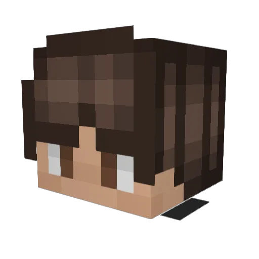 Mahan14 Minecraft avatar head, 3D render