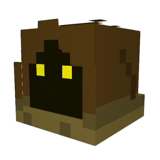 Maharesh Minecraft avatar head, 3D render