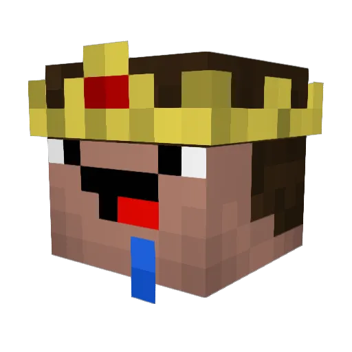 MahaygroYT Minecraft avatar head, 3D render