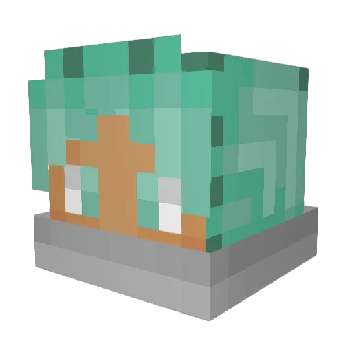 Mahekanis08 Minecraft avatar head, 3D render