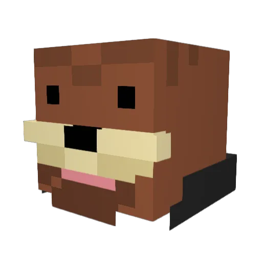 Maherkovich Minecraft avatar head, 3D render