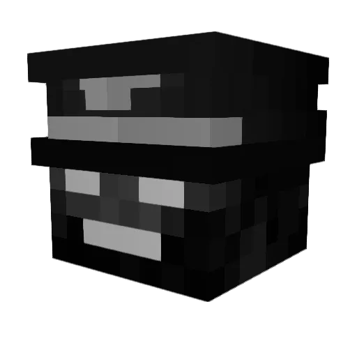 Mahh_Souza Minecraft avatar head, 3D render