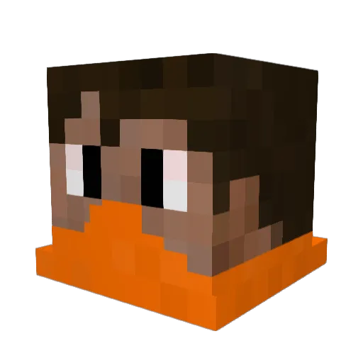 MahiCsani Minecraft avatar head, 3D render