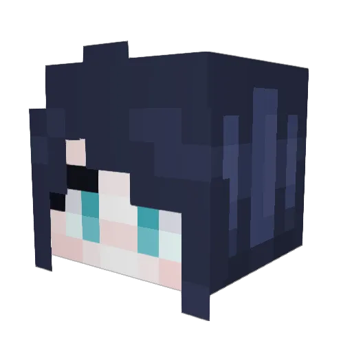 Mahina5000 Minecraft avatar head, 3D render