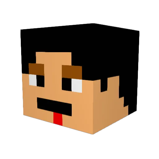 Mahinda2114 Minecraft avatar head, 3D render