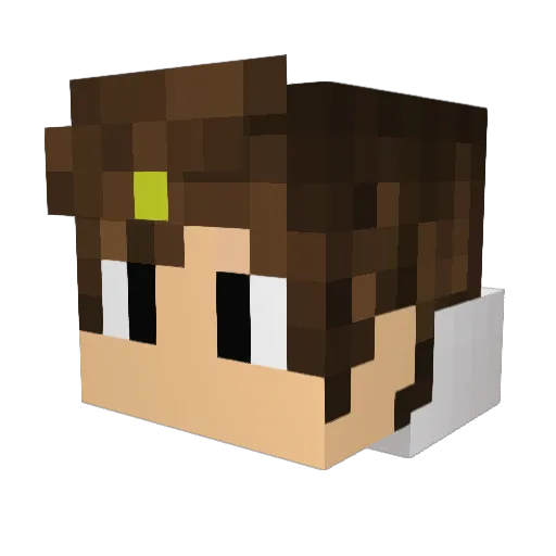 Mahmut_Capar Minecraft avatar head, 3D render