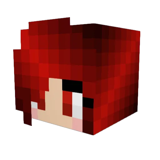 Mahsam24 Minecraft avatar head, 3D render