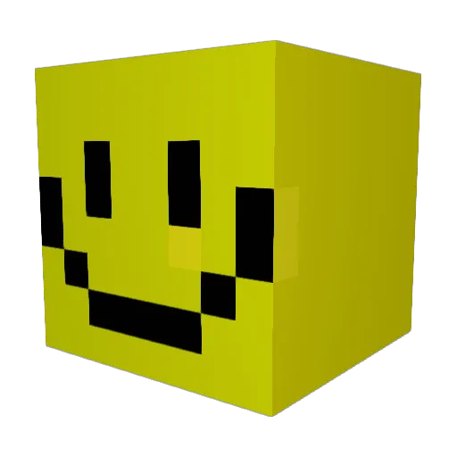 Mahyrasss Minecraft avatar head, 3D render