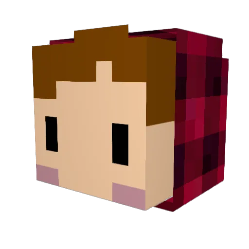 Maichaipa12 Minecraft avatar head, 3D render