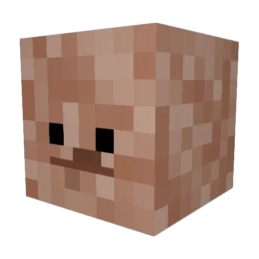 MaicoBeukers Minecraft avatar head, 3D render