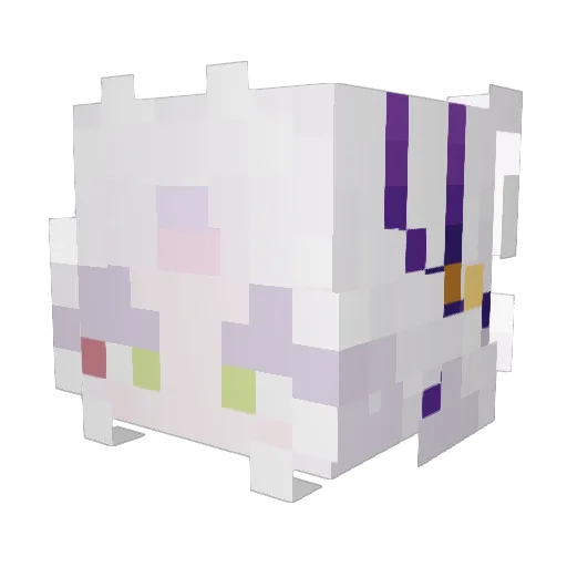 MaidenShackles Minecraft avatar head, 3D render