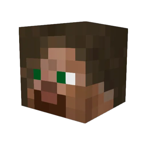 MaiduKannikad Minecraft avatar head, 3D render