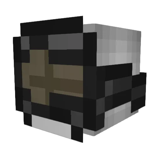 Maighstir Minecraft avatar head, 3D render