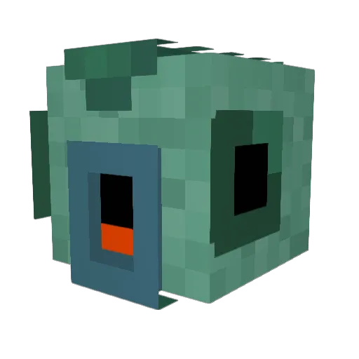 MaiimBer Minecraft avatar head, 3D render