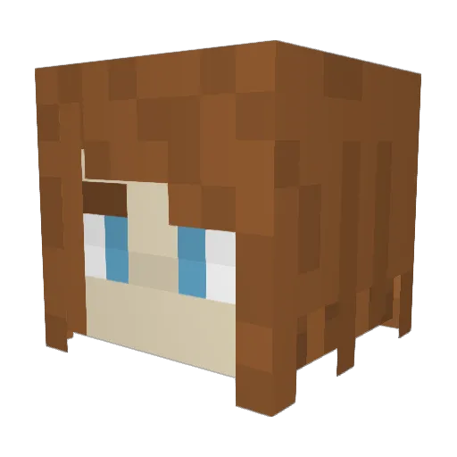 Maik2033 Minecraft avatar head, 3D render