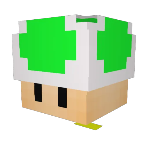 MaikUnge Minecraft avatar head, 3D render