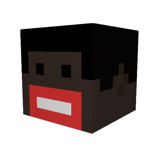 MaikelTschordan Minecraft avatar head, 3D render