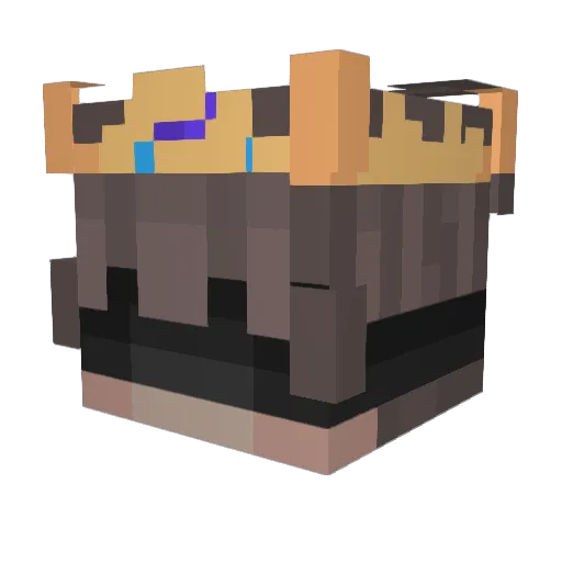 MaikoBot Minecraft avatar head, 3D render