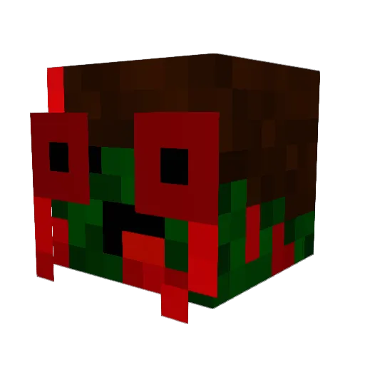 Maikstar Minecraft avatar head, 3D render