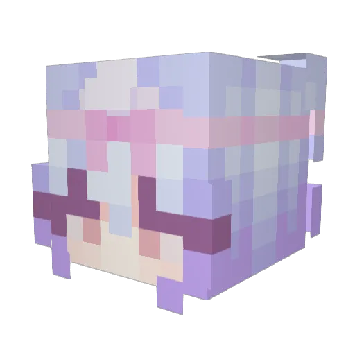 MailMARAVILHOSO Minecraft avatar head, 3D render