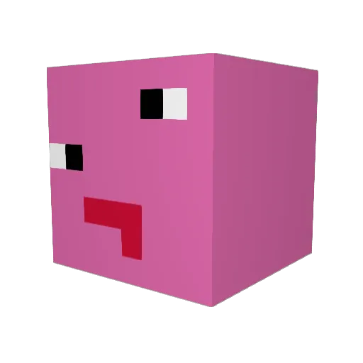 MailmarsJr Minecraft avatar head, 3D render