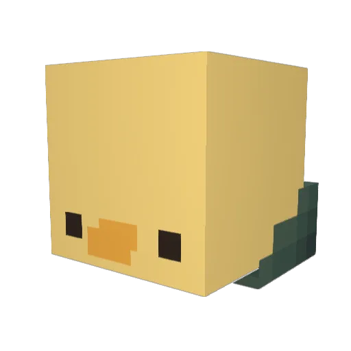 Mailztorm Minecraft avatar head, 3D render