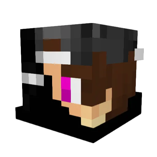 MainLegitt Minecraft avatar head, 3D render